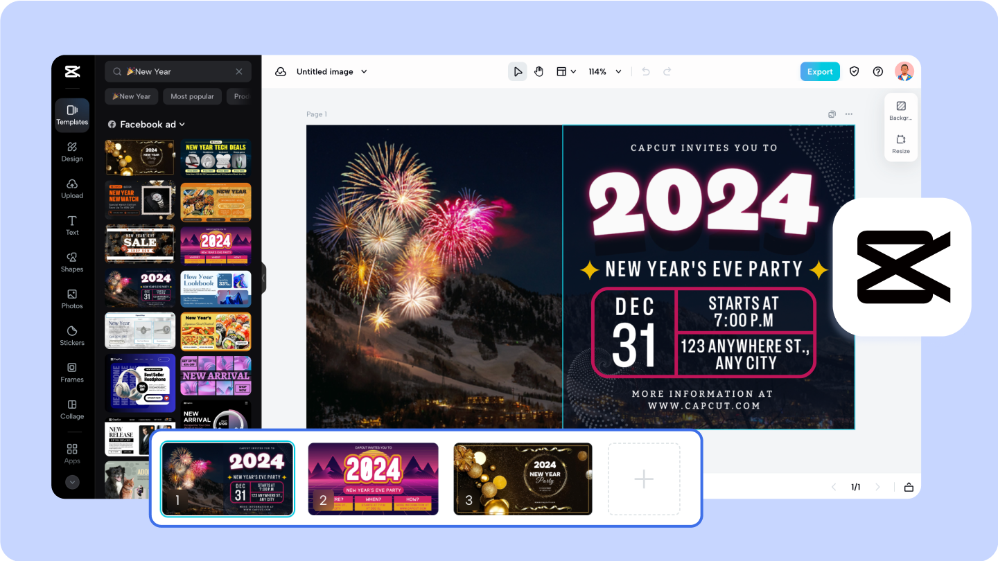 yeni yıl davetiyesi