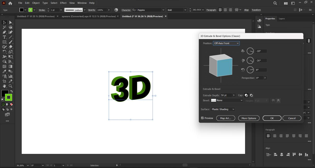 Adjustment and styling