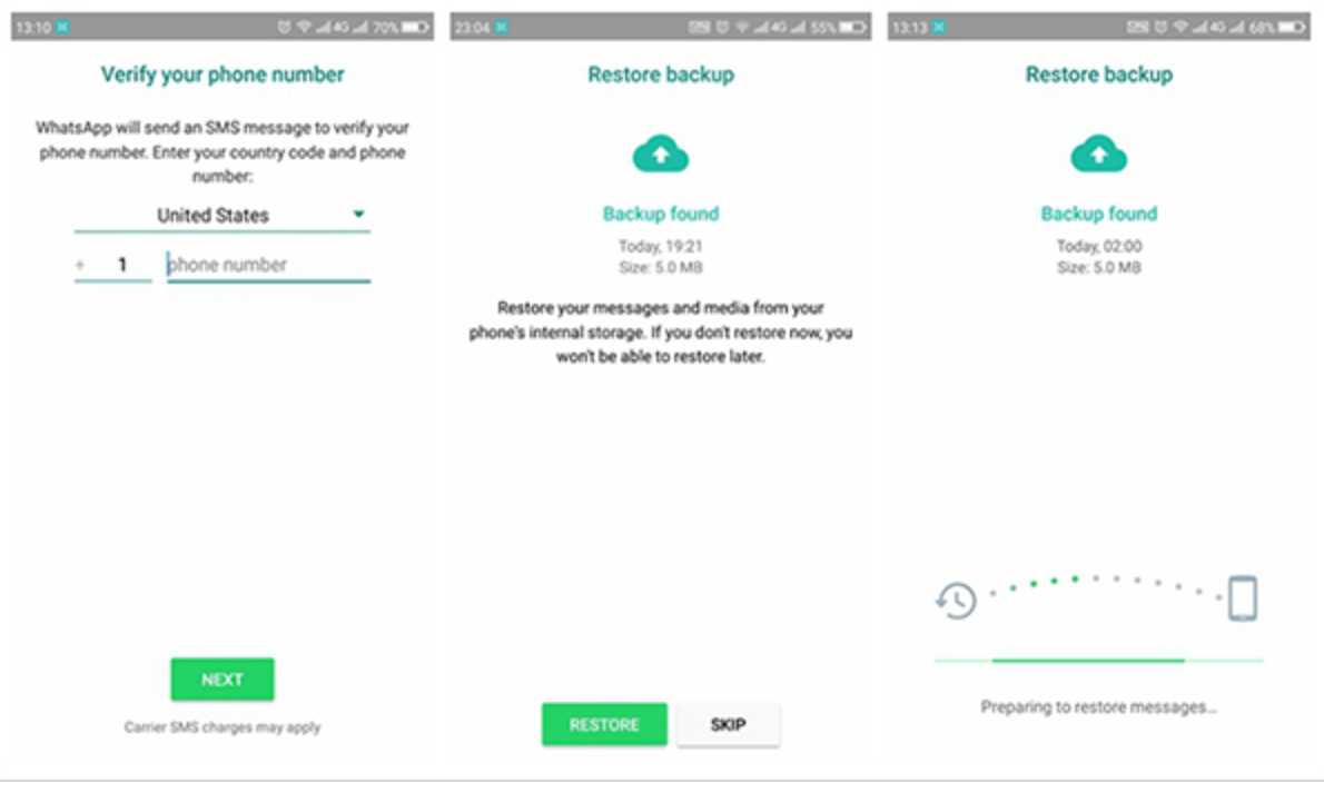 How to get WhatsApp backup from Google Drive to iPhone?