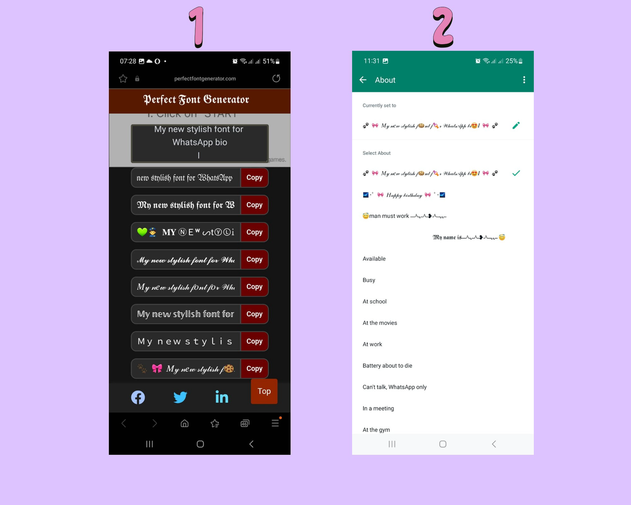  change the font style