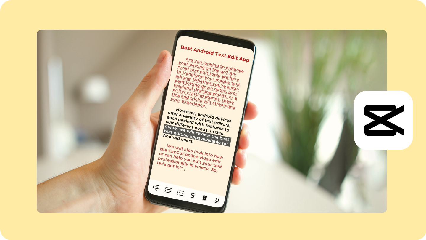 Best Android Text Edit App - Edit Your Texts with Ease