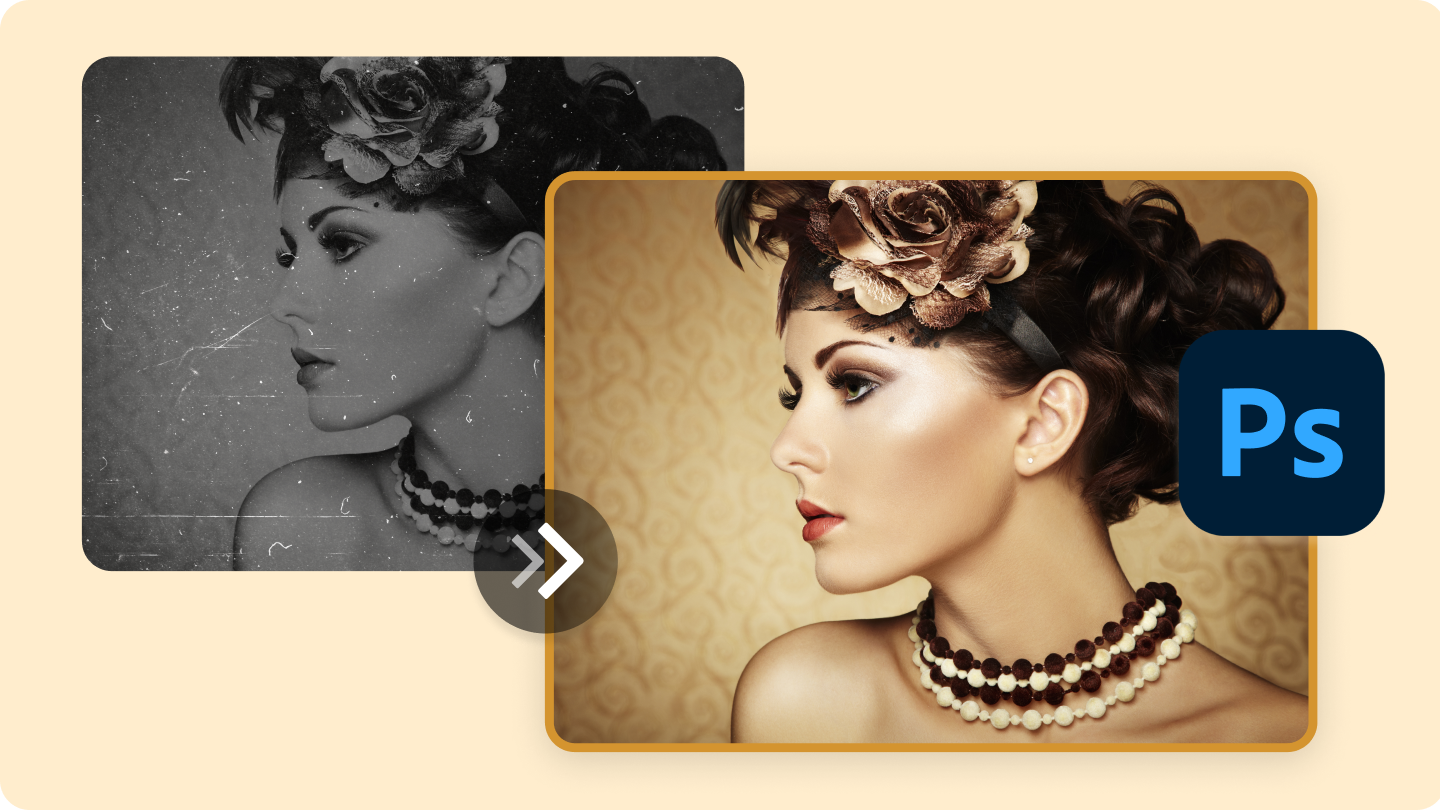 photoshop bild restaurering