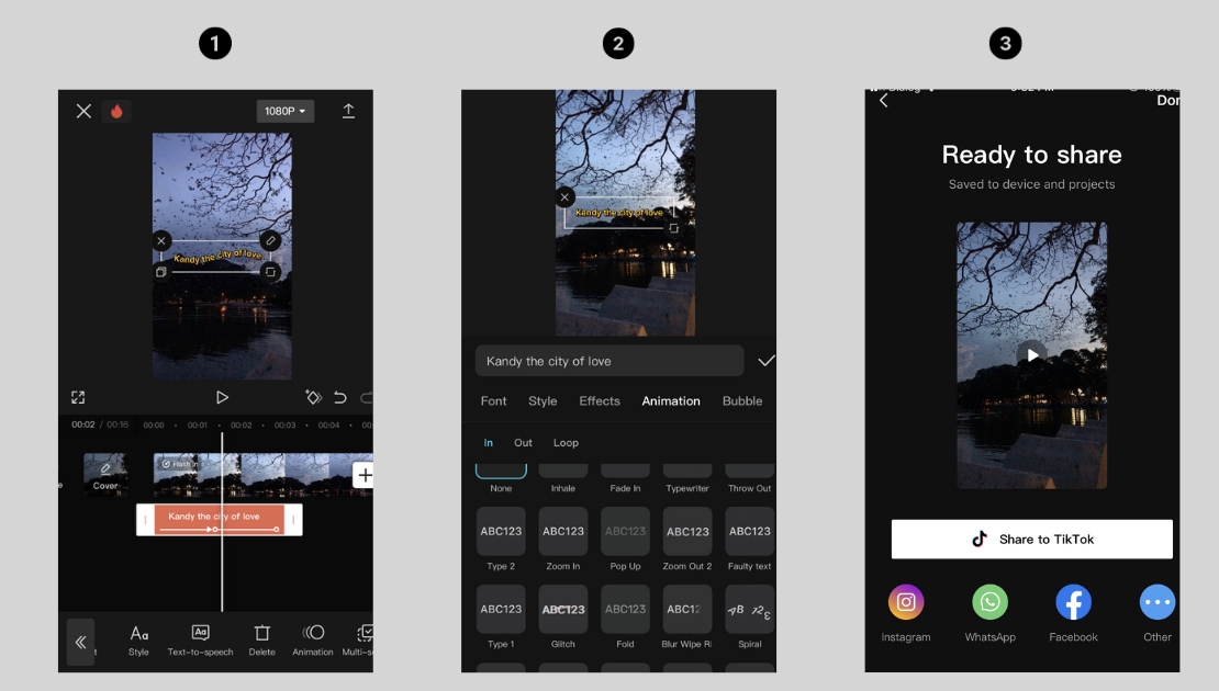 CapCut mobile video editor