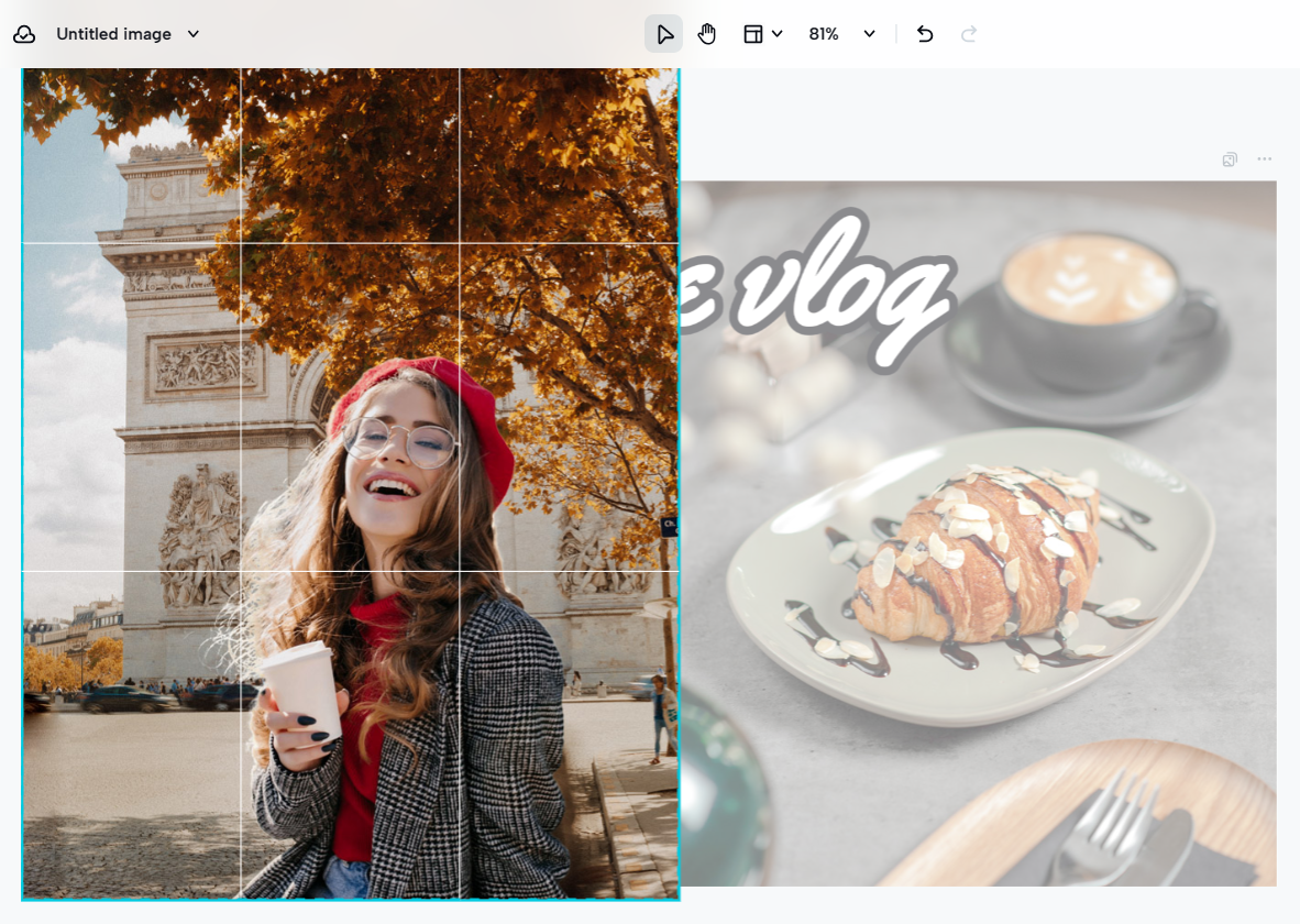 Crop and resize image online