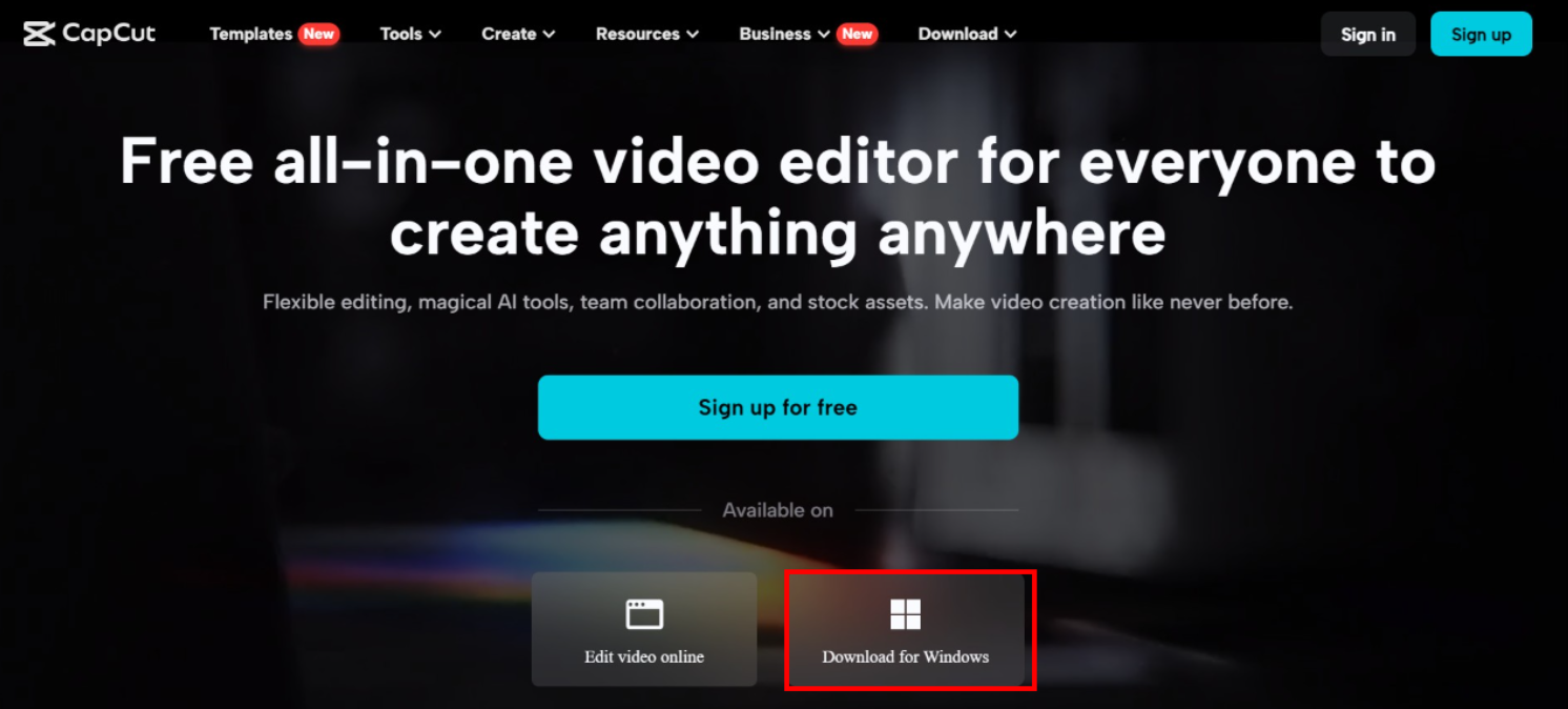 How to download CapCut for Windows?