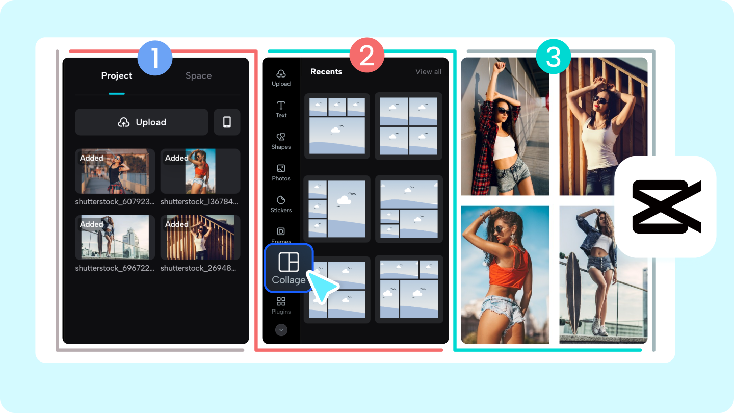 إضافة الشبكة إلى الصورة