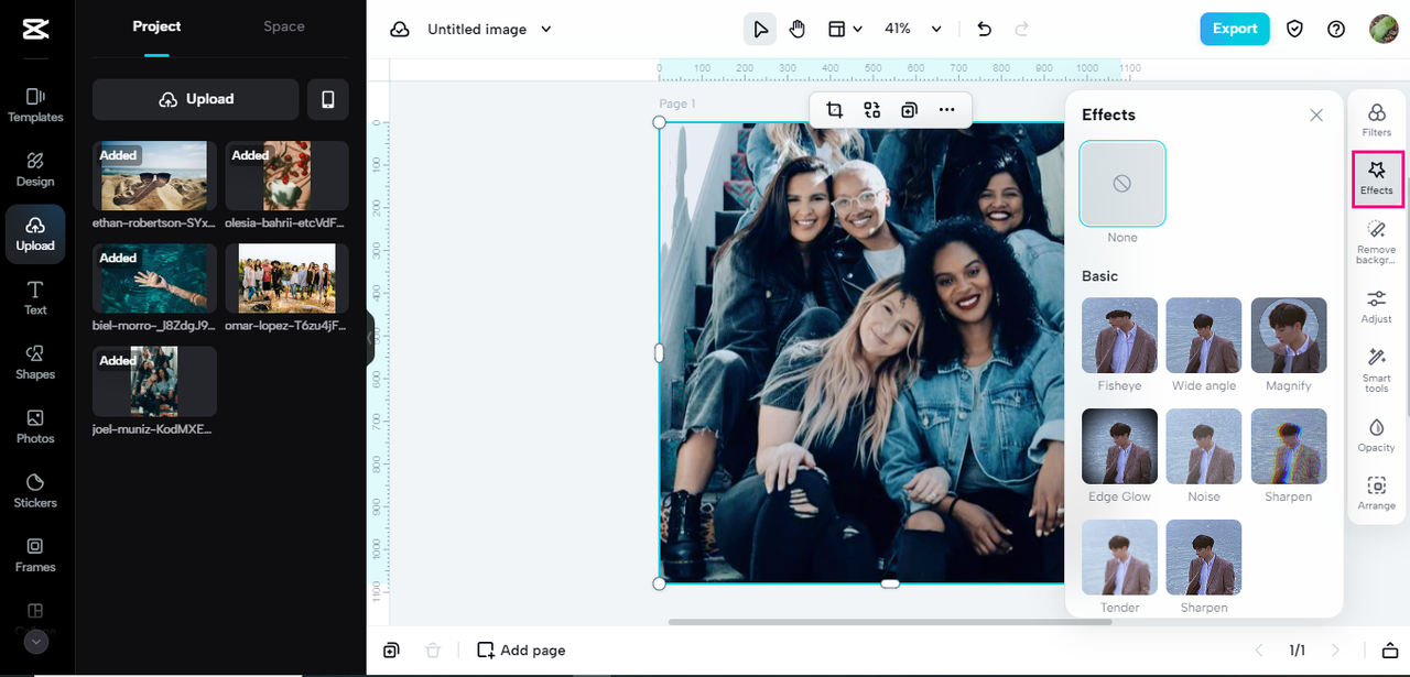 fotoğraflara efektler ekle