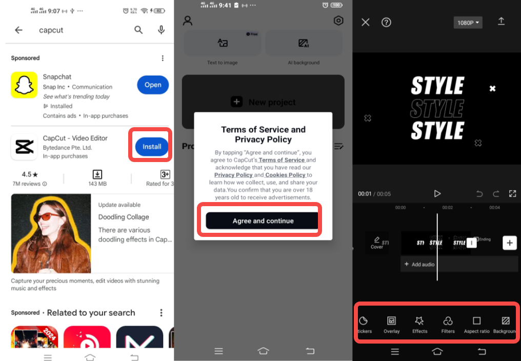 How to download CapCut app and install it on Android?