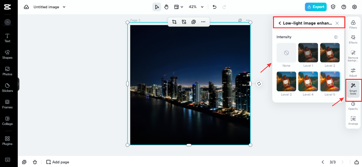 Low-light image enhancer