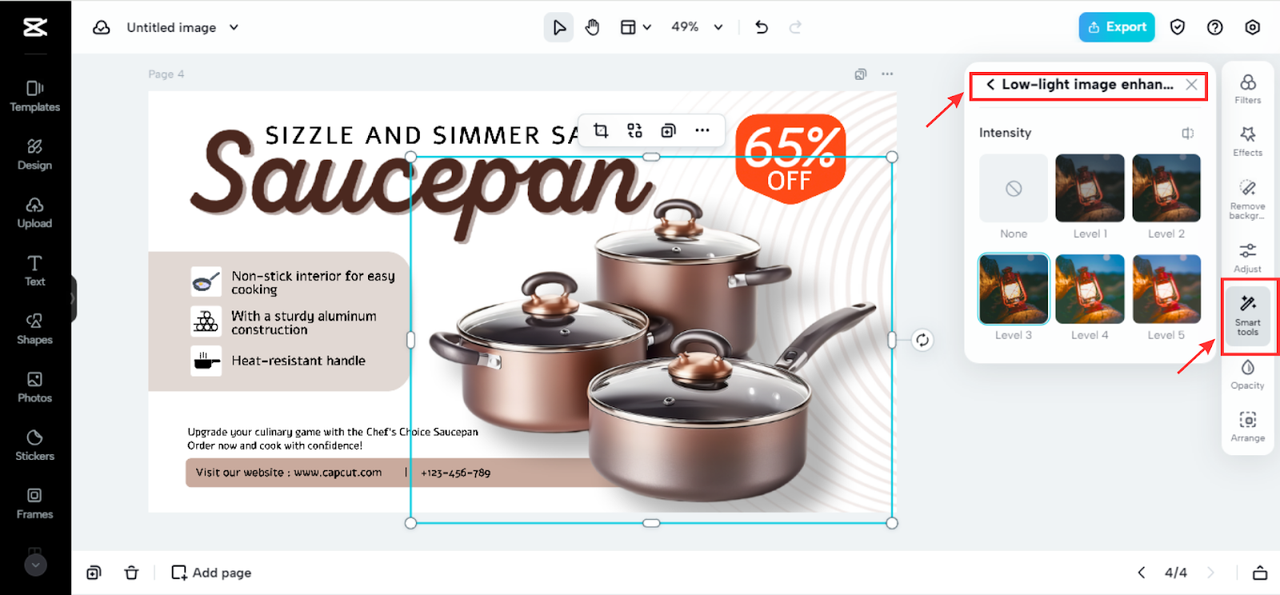 Low-light image enhancer
