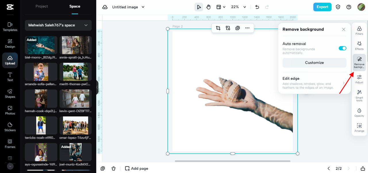 remove image background