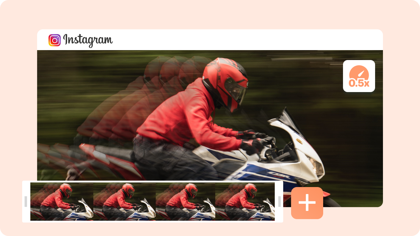 Vidéo au ralenti sur Instagram