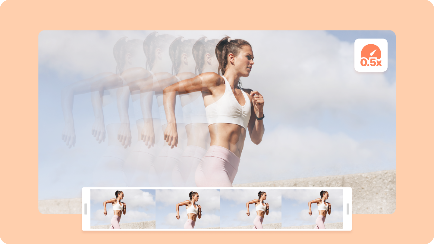 การแปลงเฟรม: การแก้ไขวิดีโอออนไลน์แบบสโลว์โมชั่น