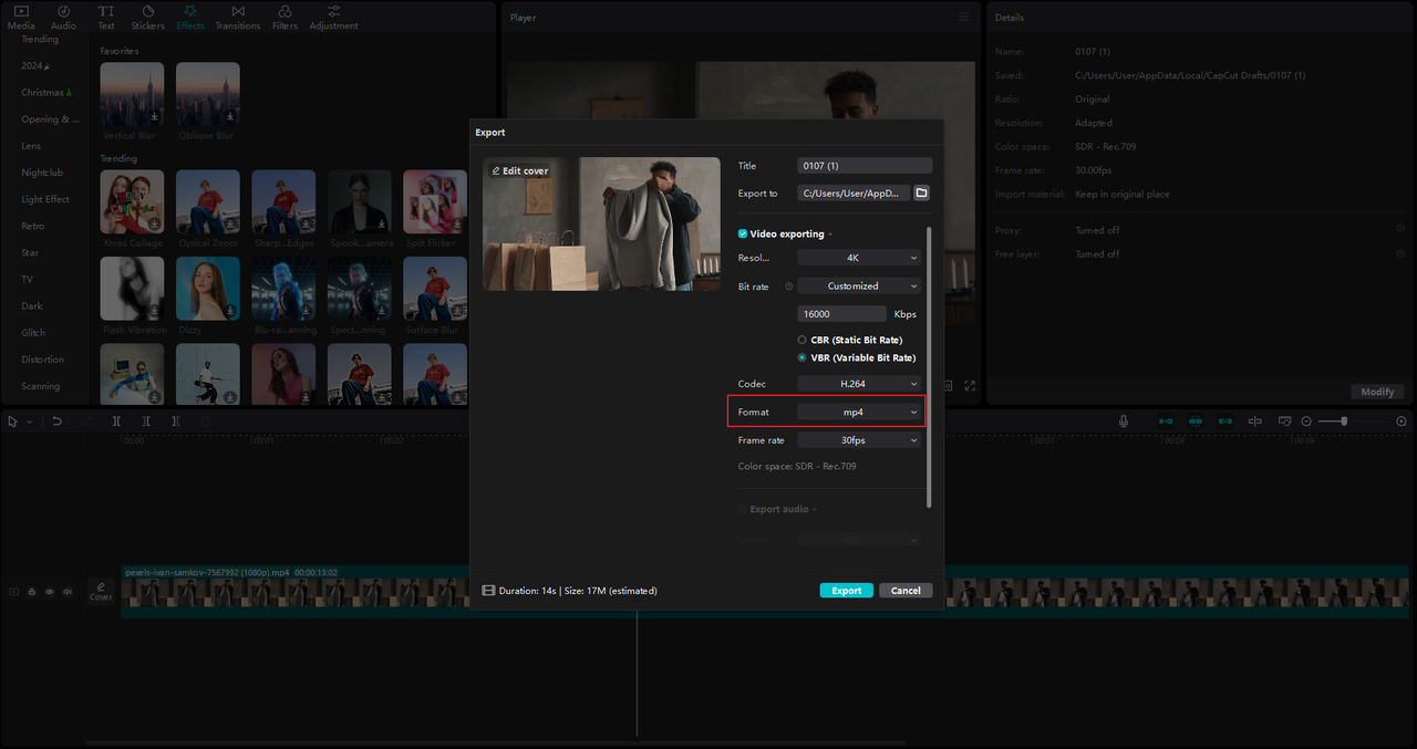 convert videos with CapCut, the best software to convert MKV to MP4