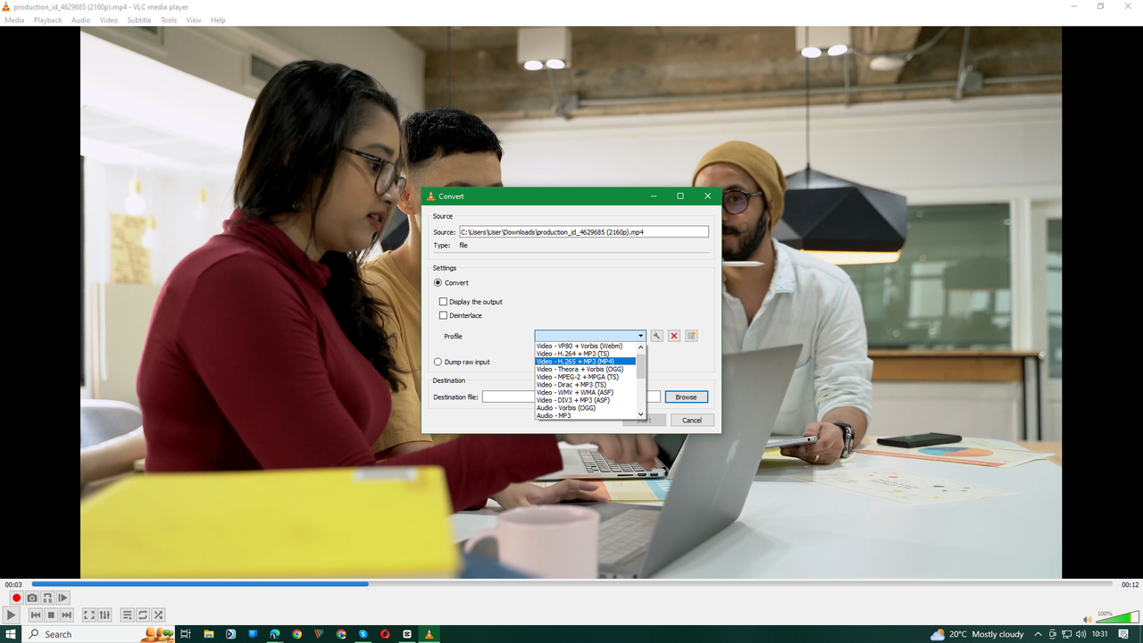 how to convert MKV to MP4 with VLC media player