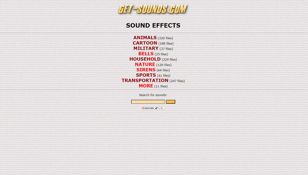 free sound effects from Get-Sounds.com