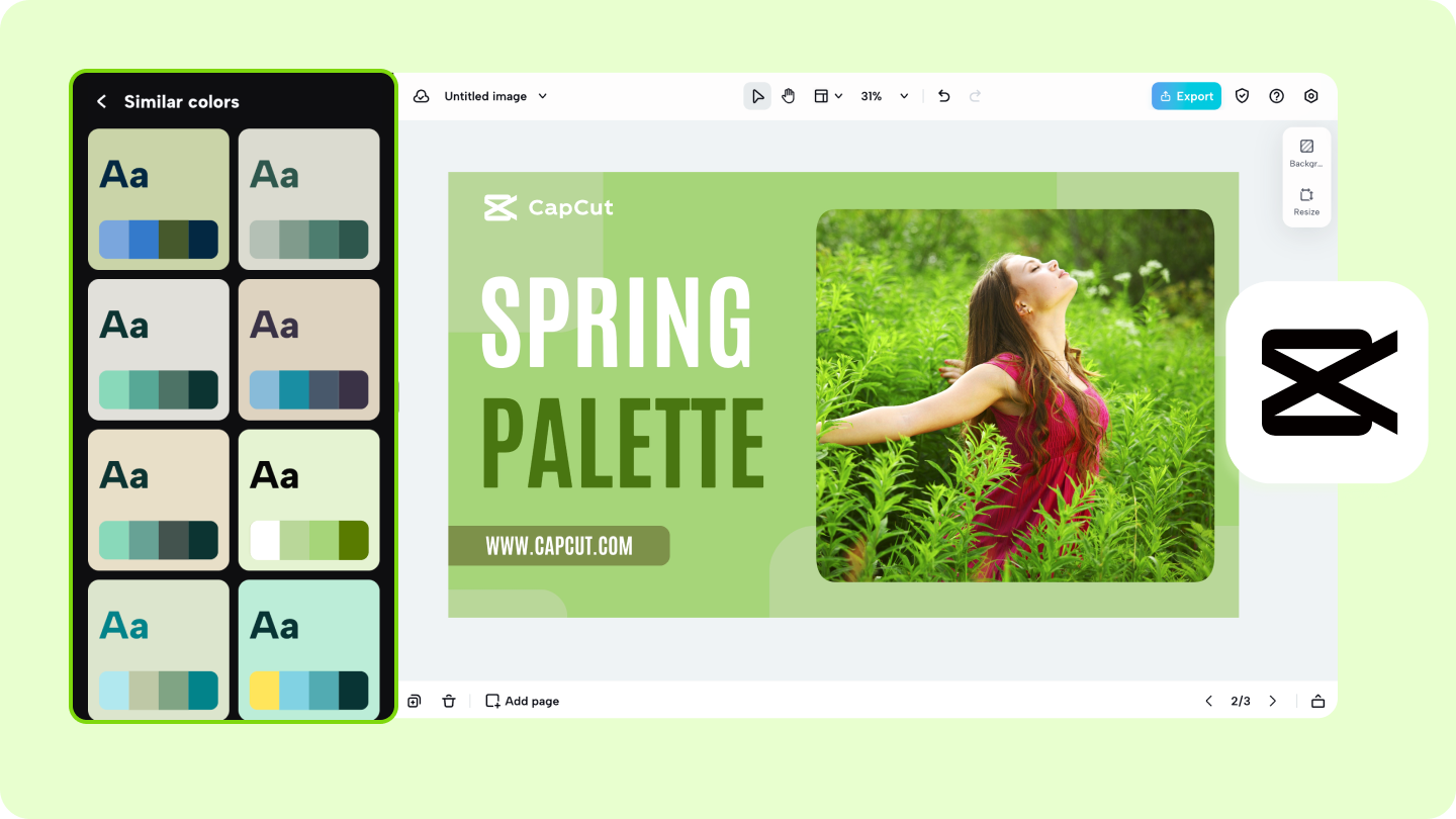 warm spring color palette