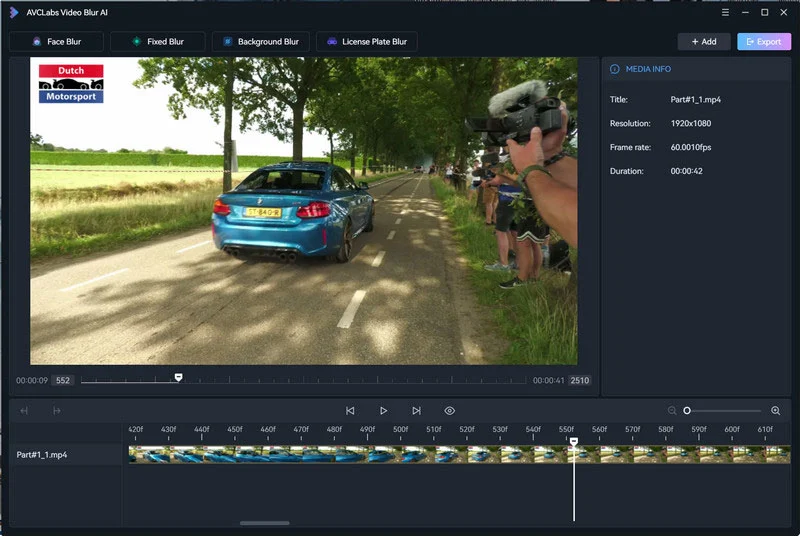 AVCLabs Video Blur AI