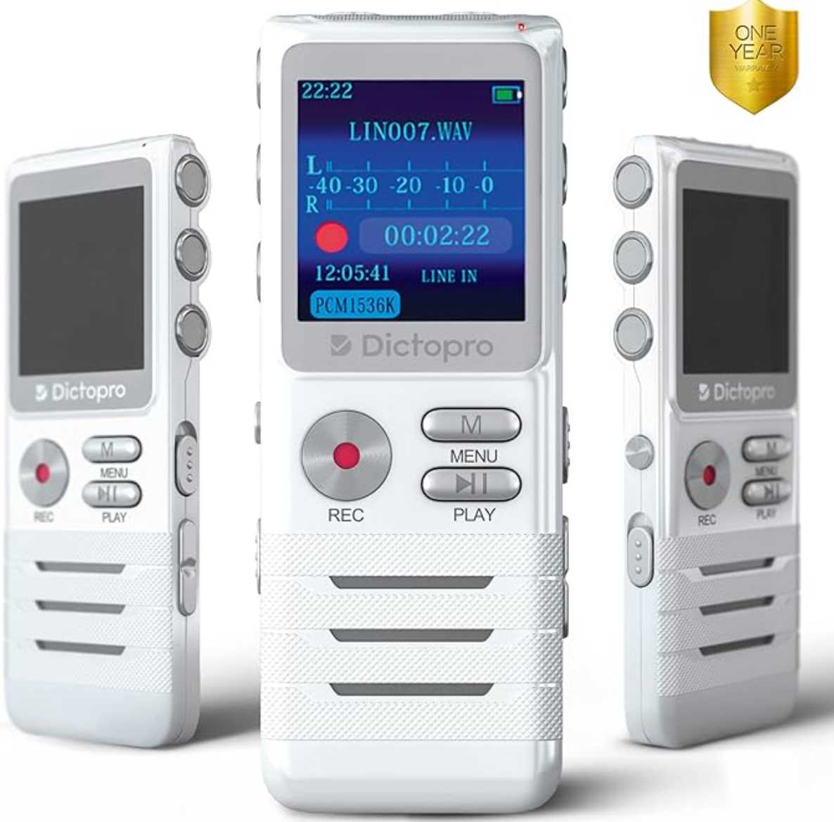 Dictopro digital voice activated recorder