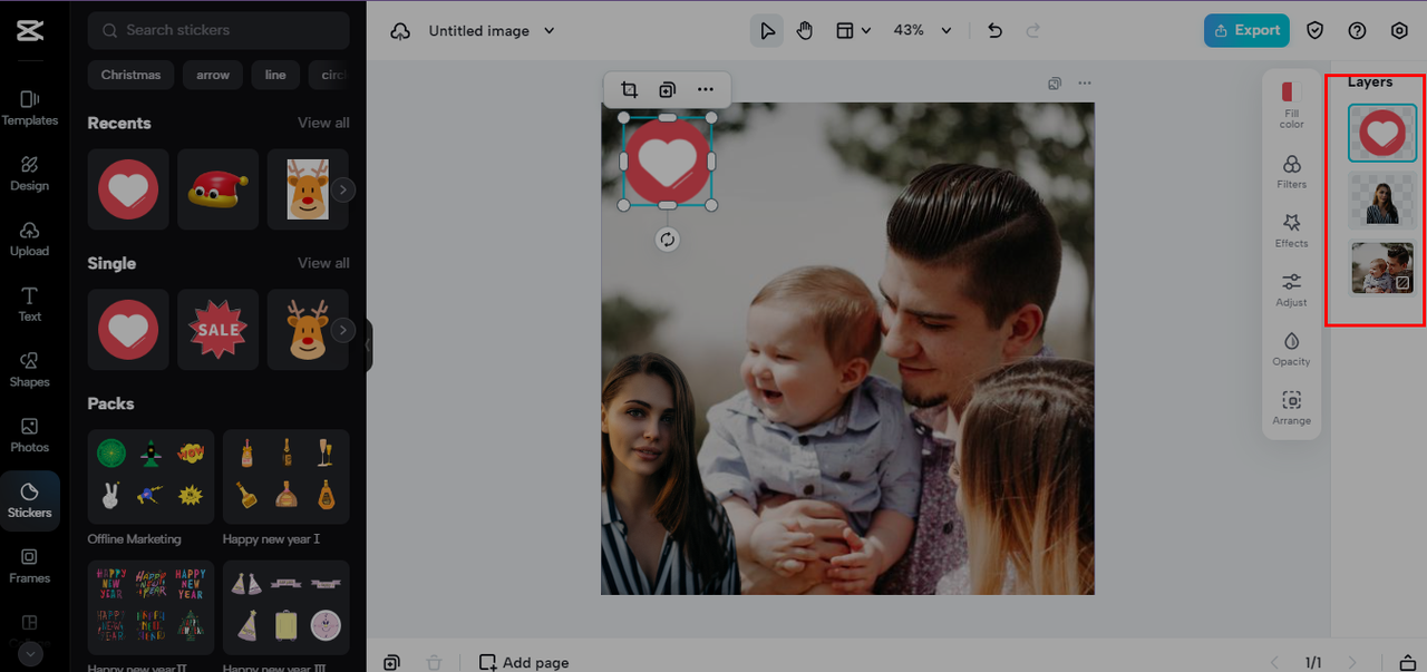 layering and blending modes