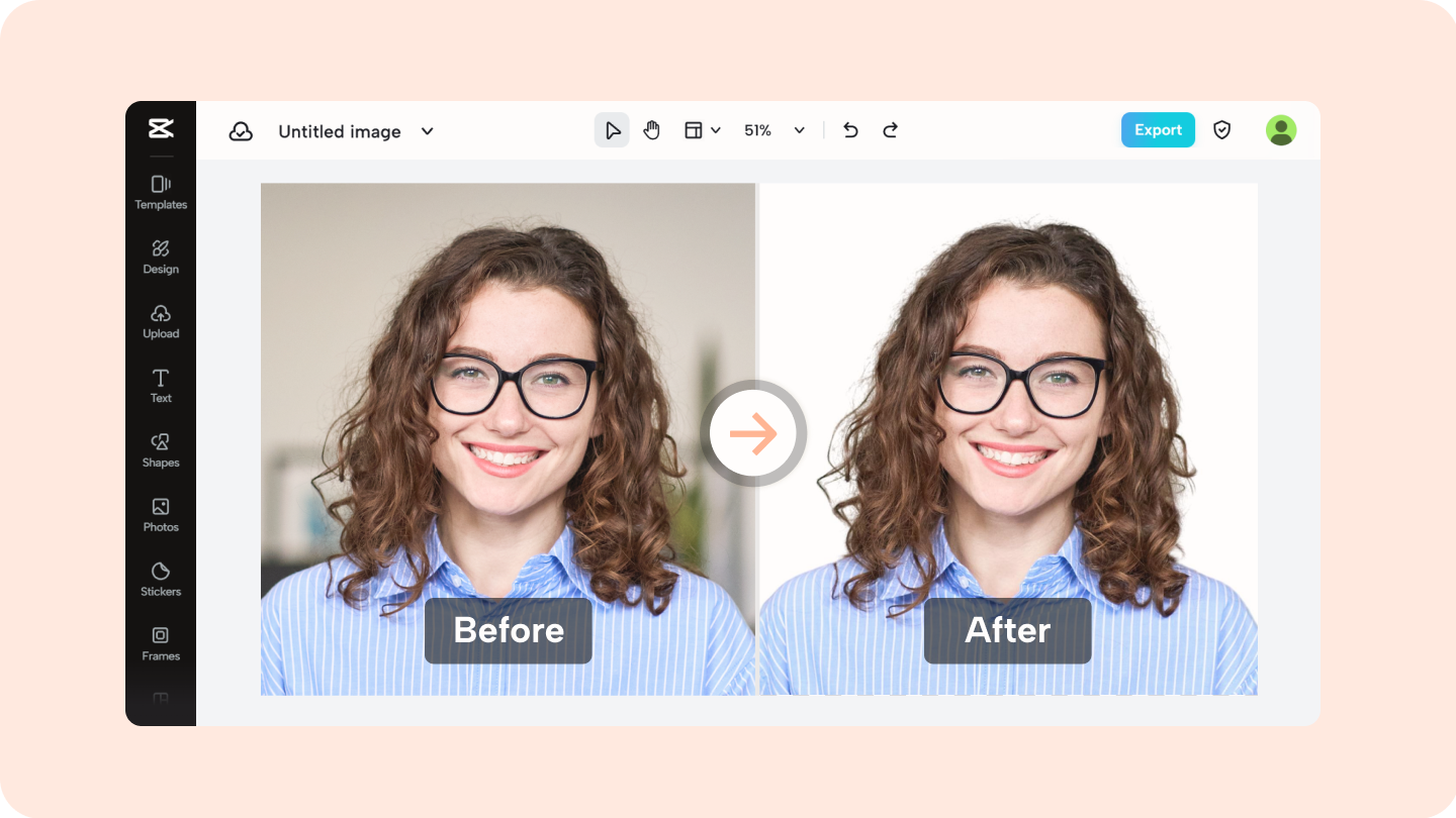 online photo editor change background to white
