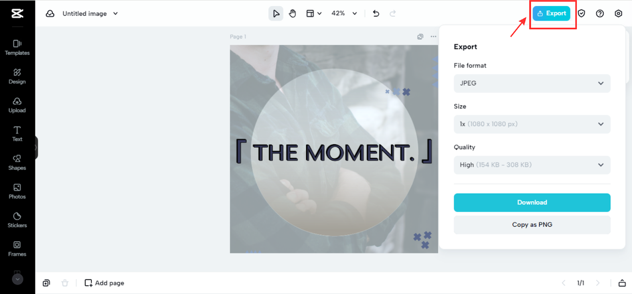 Export your fashion logo