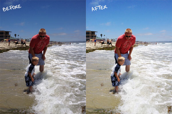 lighten a dark picture