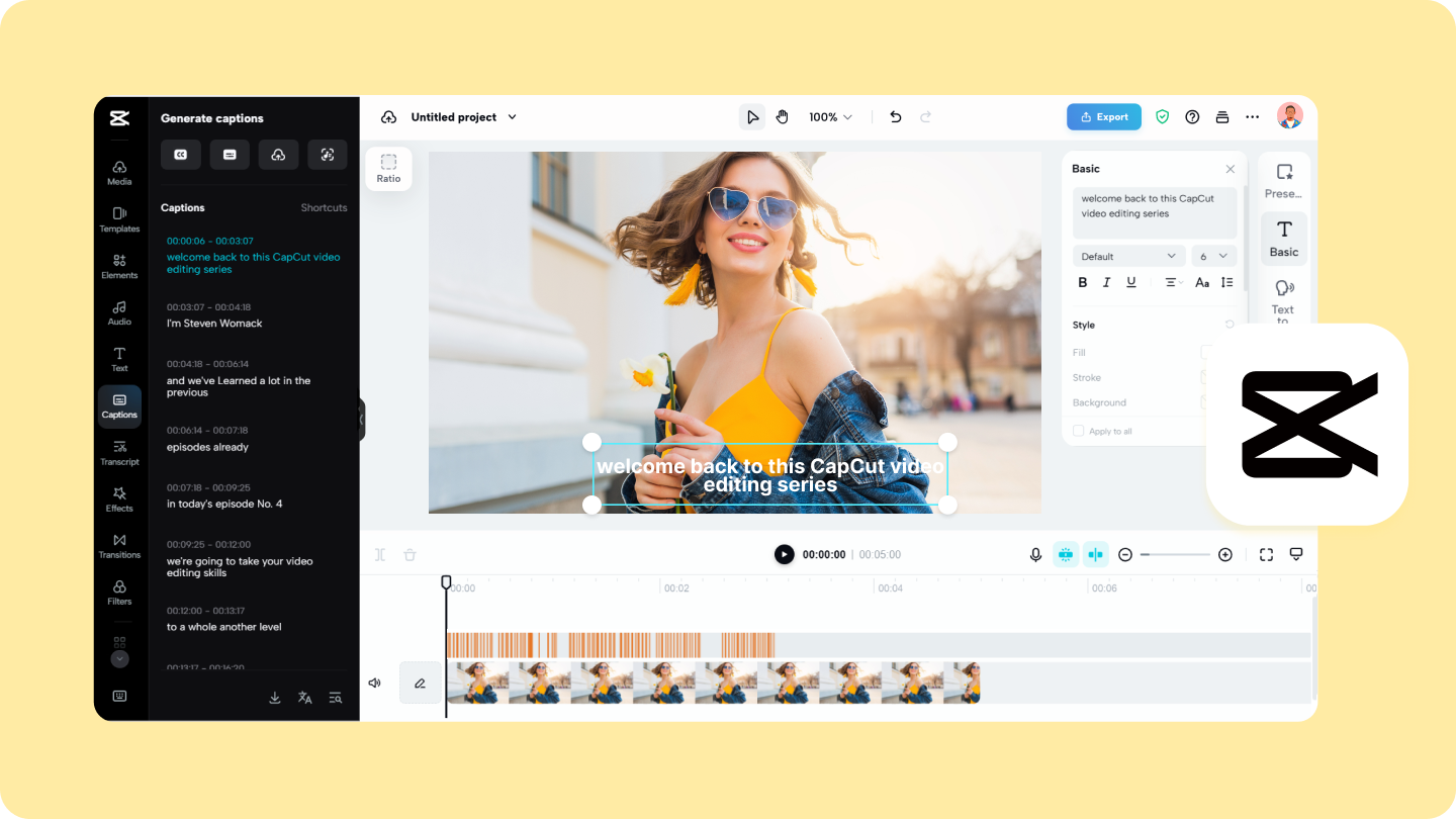 Generador de subtítulos en línea gratis: cree subtítulos en minutos