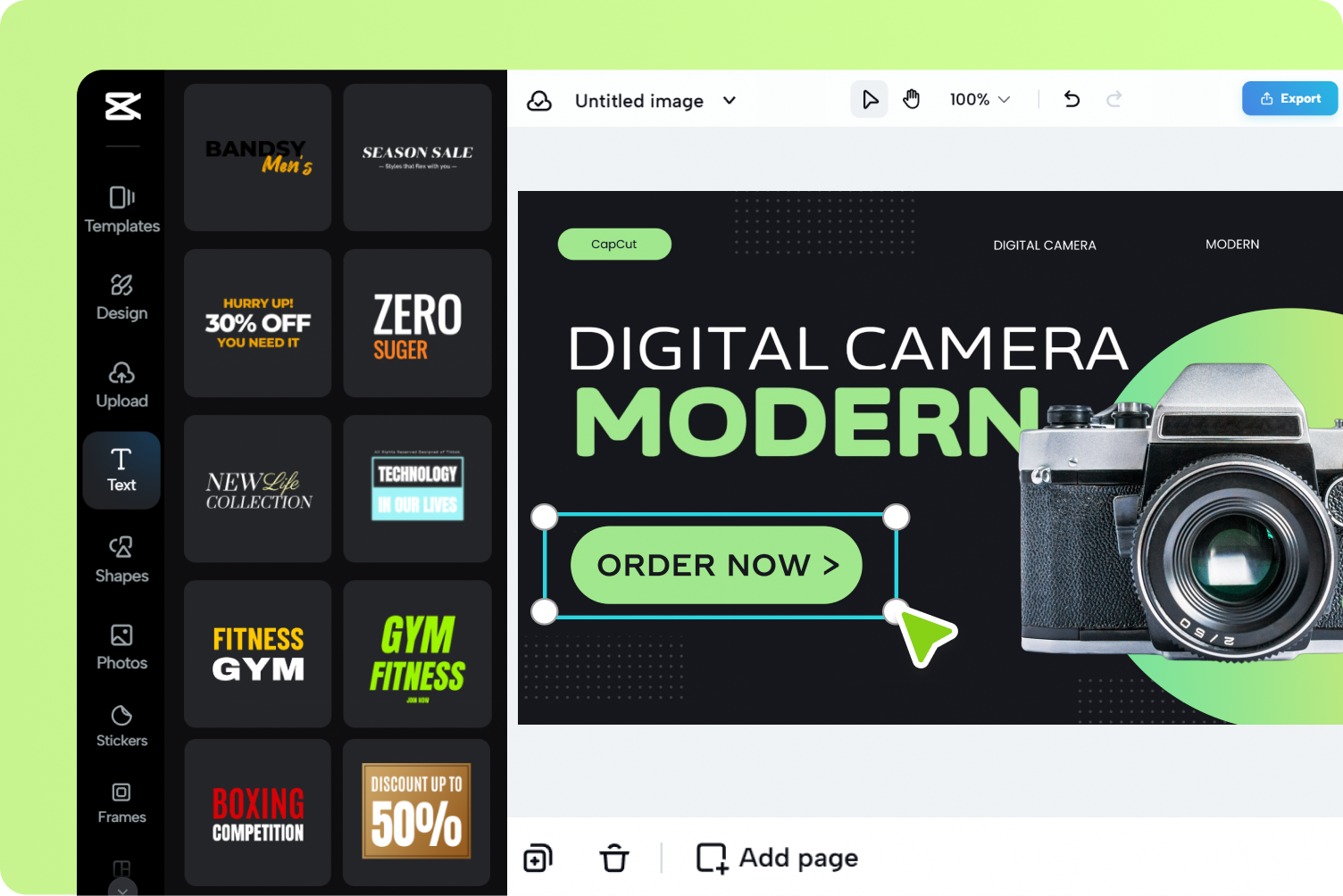  Personalize with custom editing of CapCut