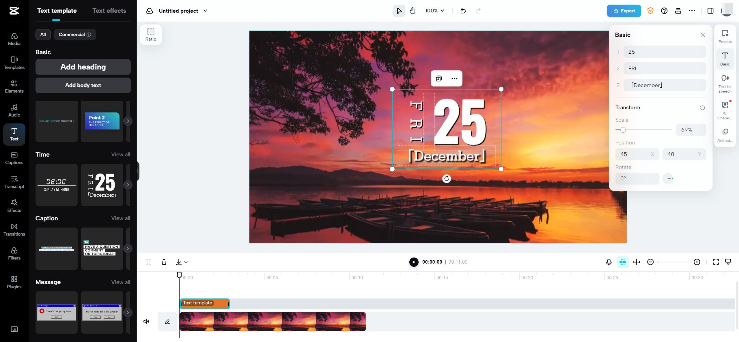 Unlock free text editing in videos：CapCut online video editor