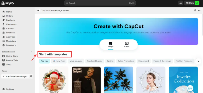 Templates with different business fields