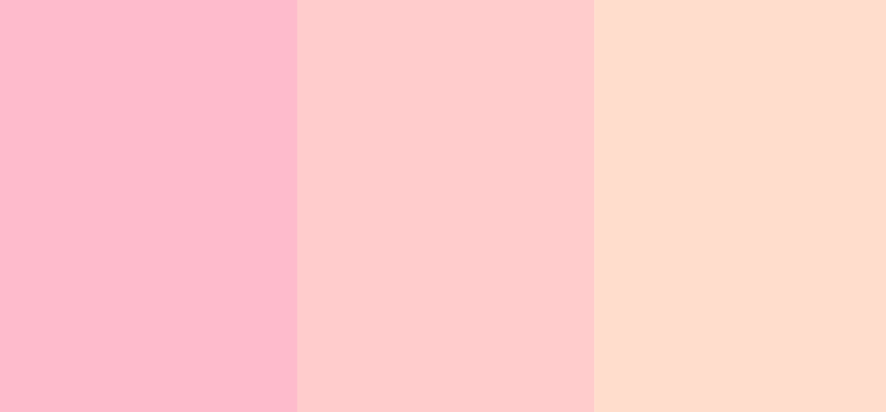 Pink spring color scheme