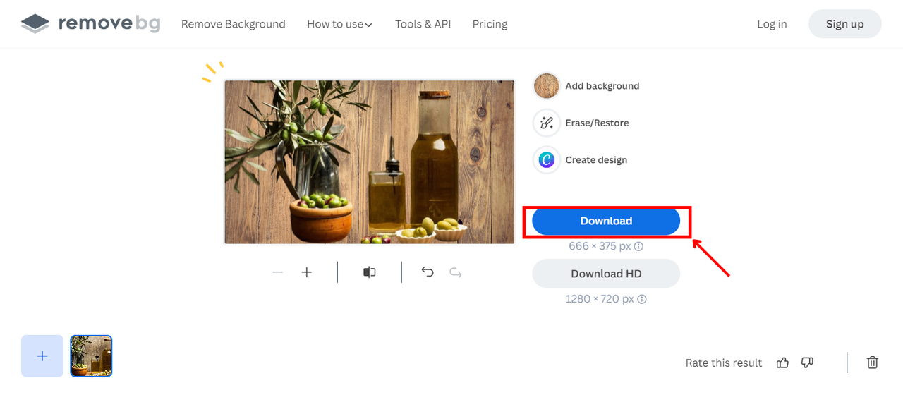 Download photo from Remove.bg