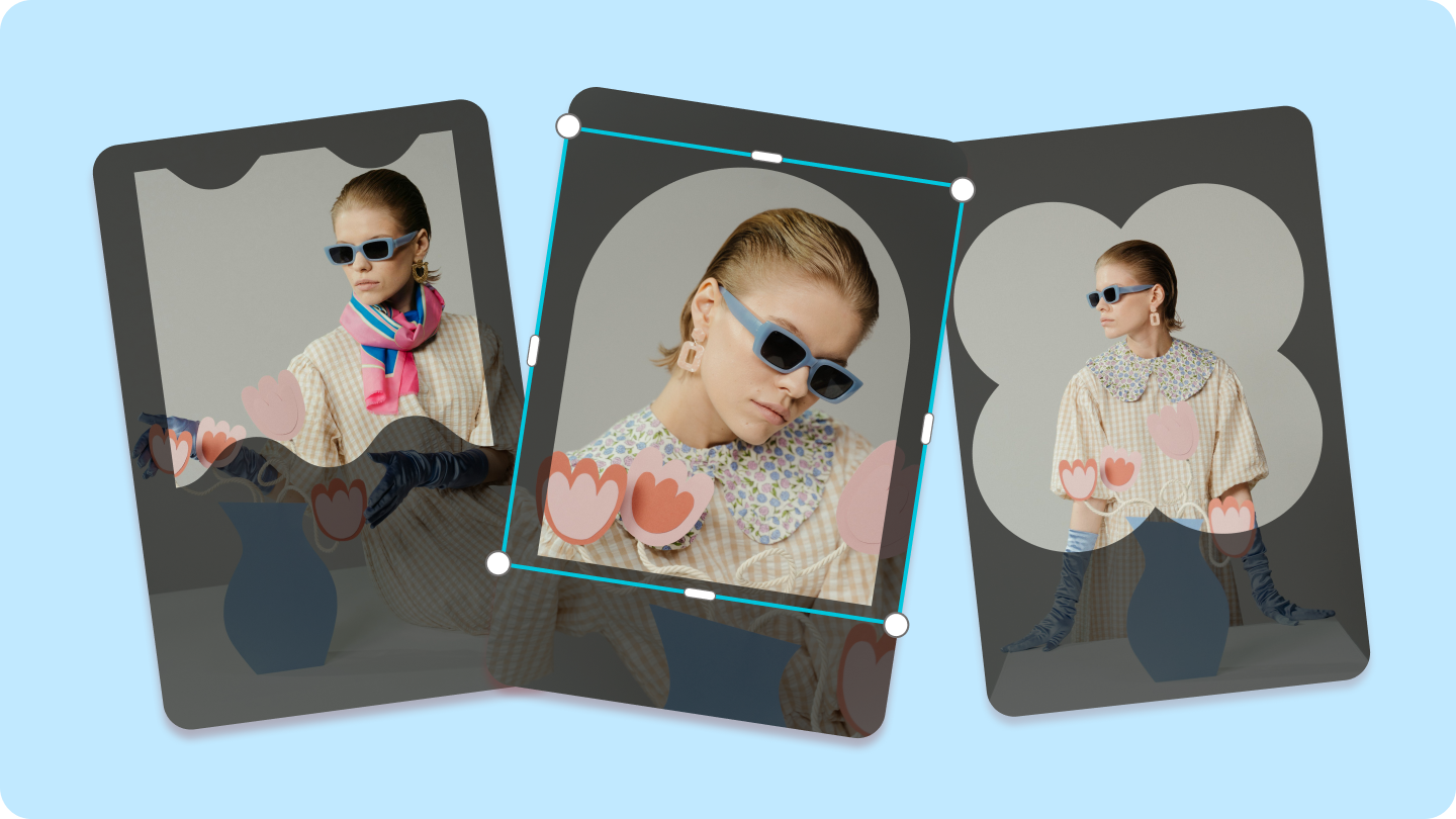 تغيير شكل الصورة