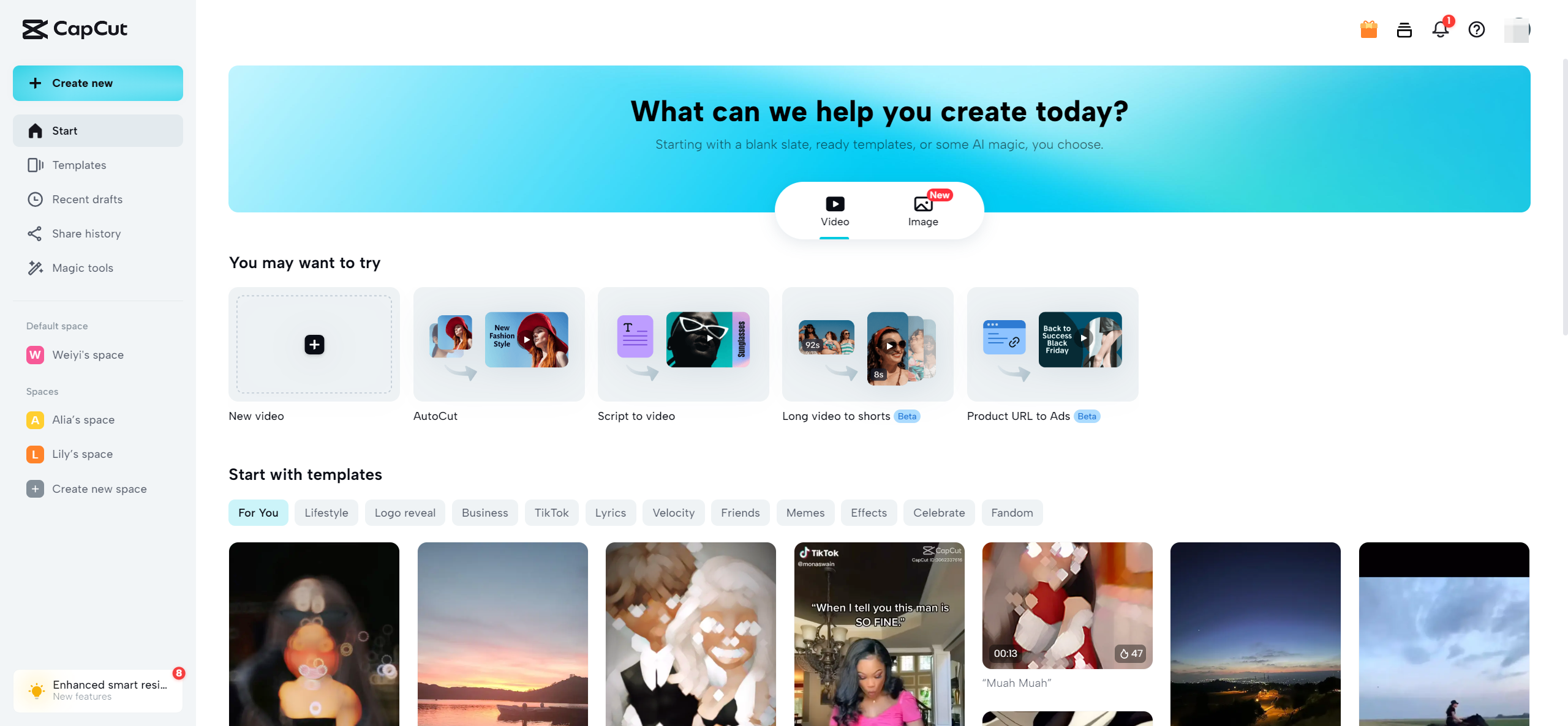 The best way to convert GIF to MP4 online: Use CapCut online video editor