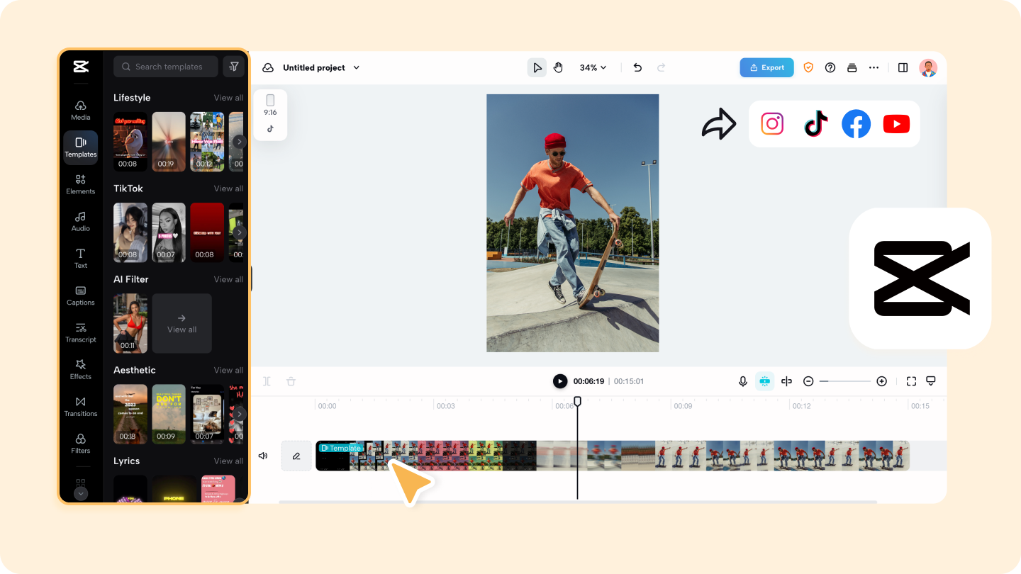 Video viral en las redes sociales