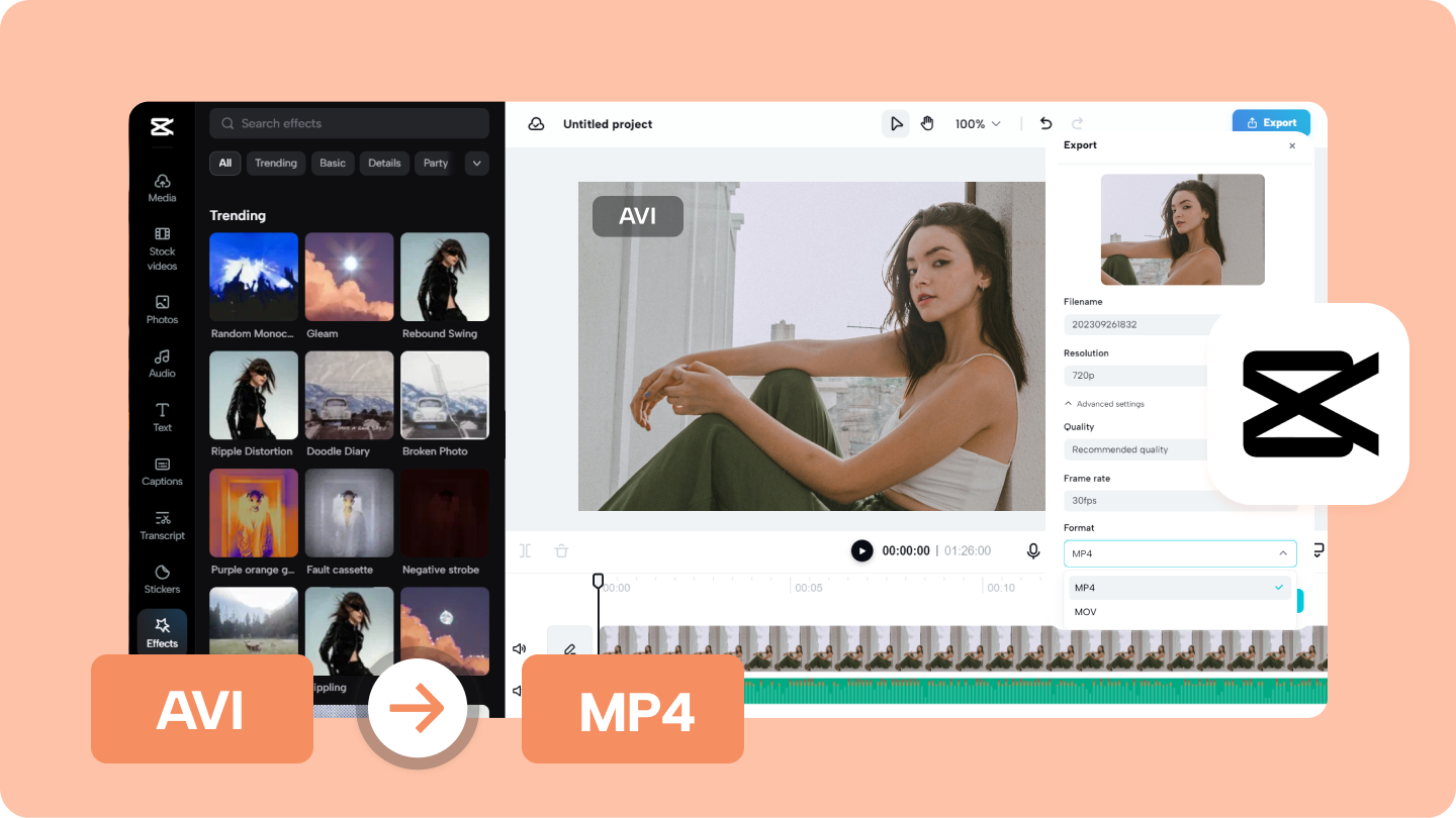 Gemakkelijke en efficiënte manier om AVI naar MP4 op Mac te converteren
