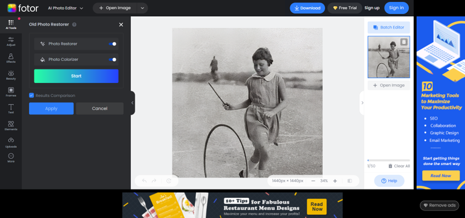 Fotor AI Photo Editor