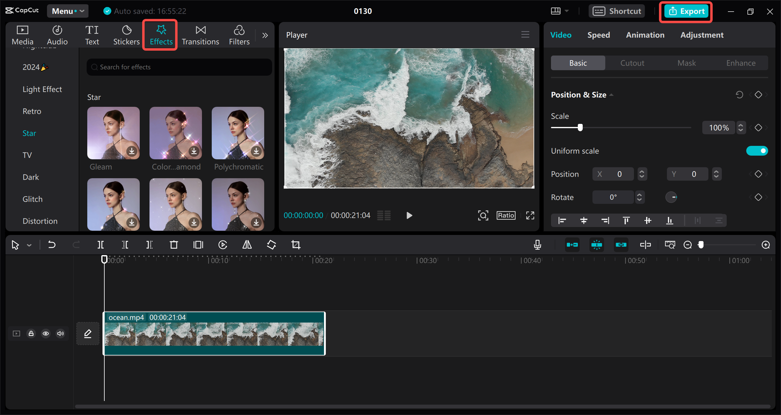 How to download CapCut video effects on a desktop?
