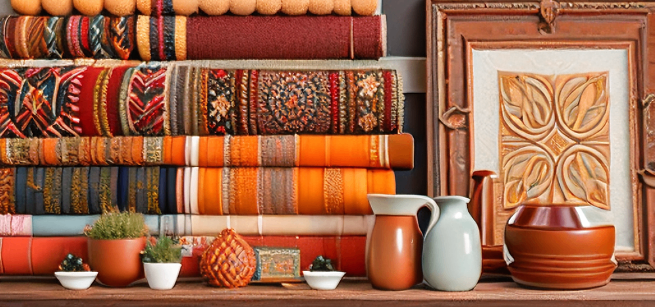 earthy tones of boho palette