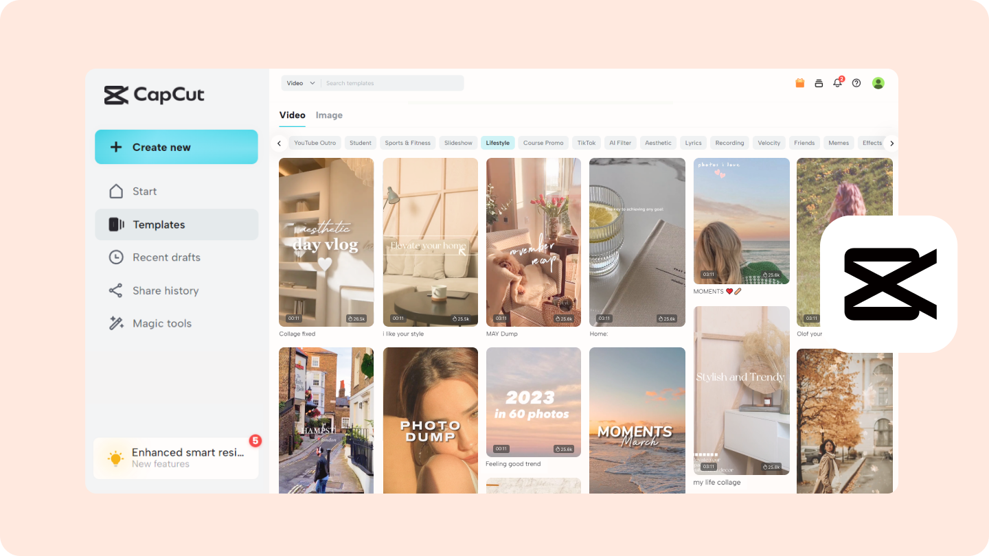 CapCut Template Videos | Free and Professional Customization 