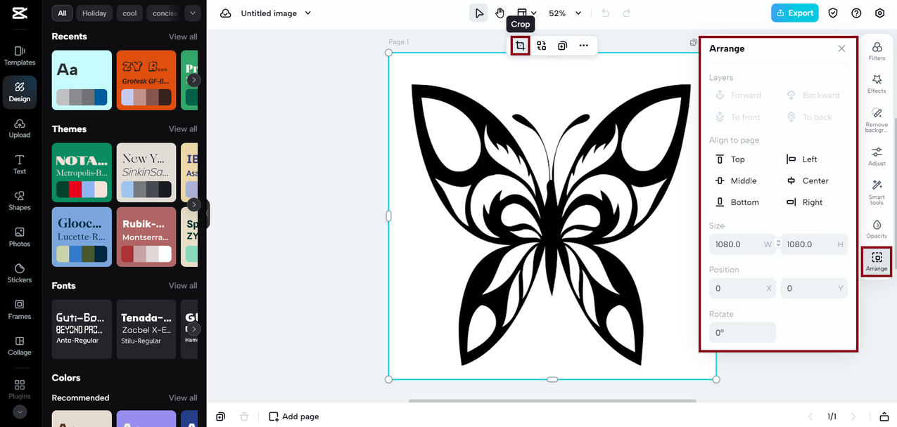 Crop an SVG image