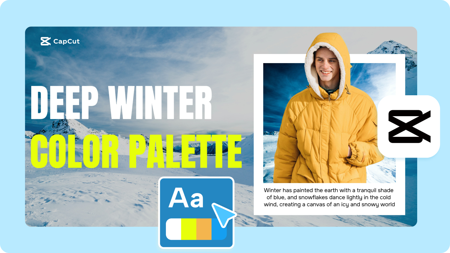 Tiefe Winter-Farbpalette