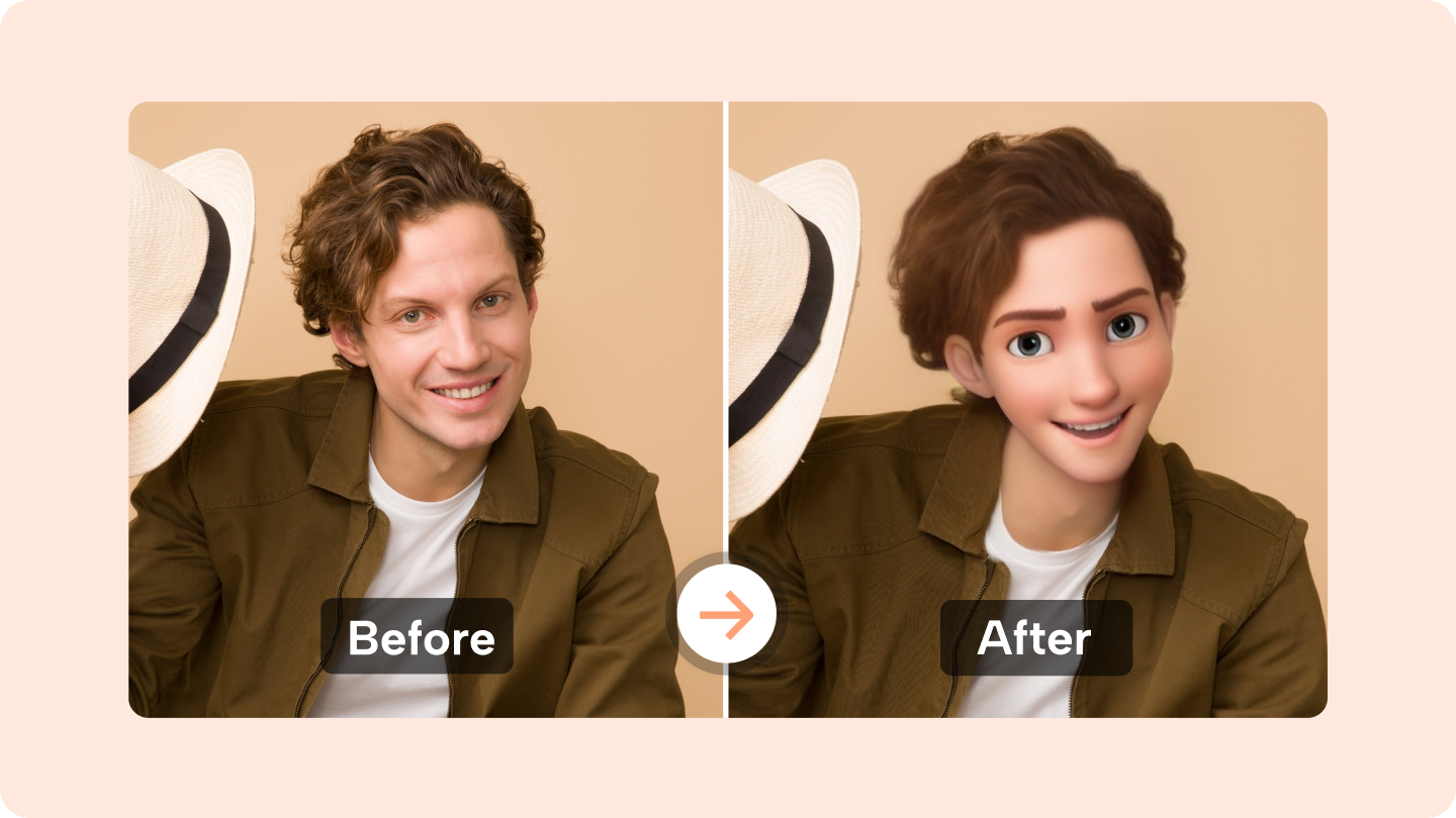 photo change to cartoon