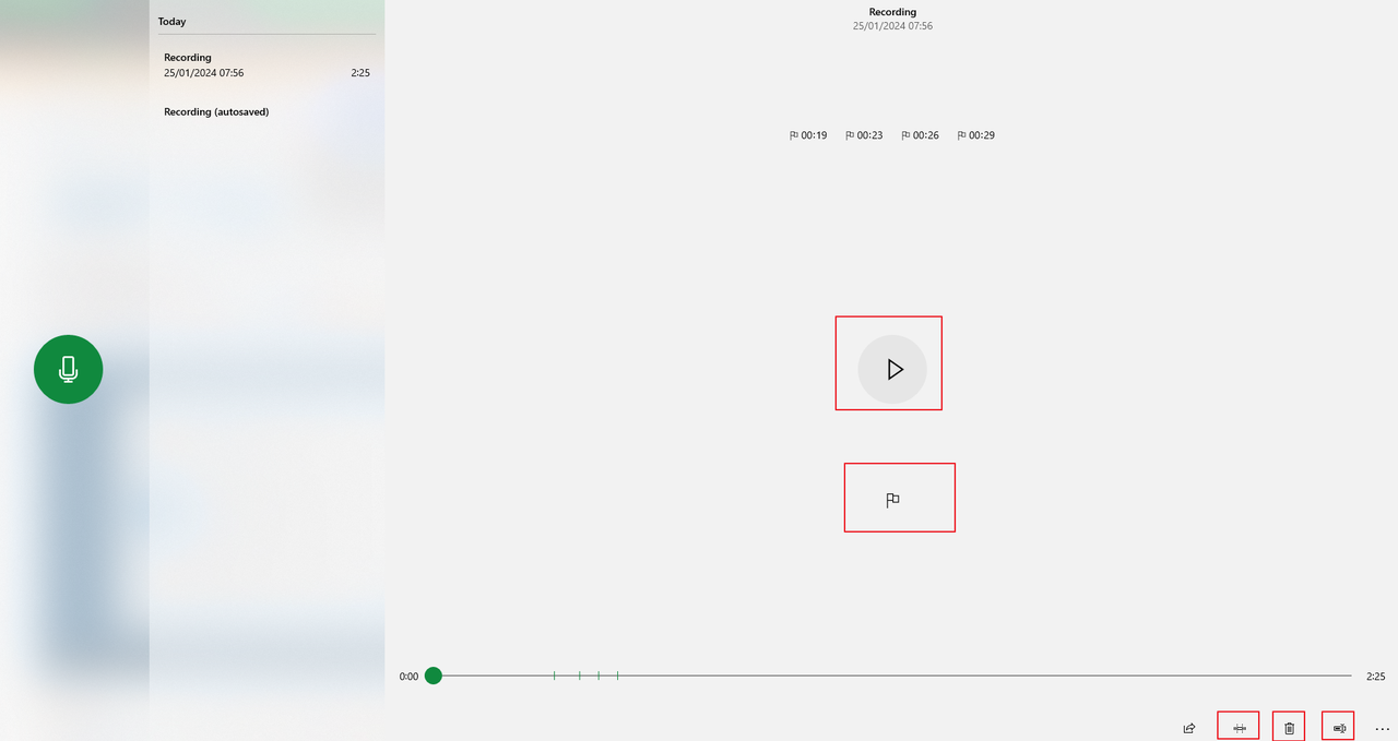 how to playback, trim, delete, and rename on the built-in Voice Recorder Windows app. 
