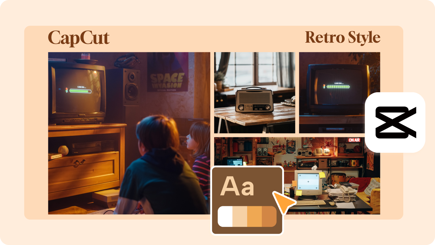 Paleta de colores retro