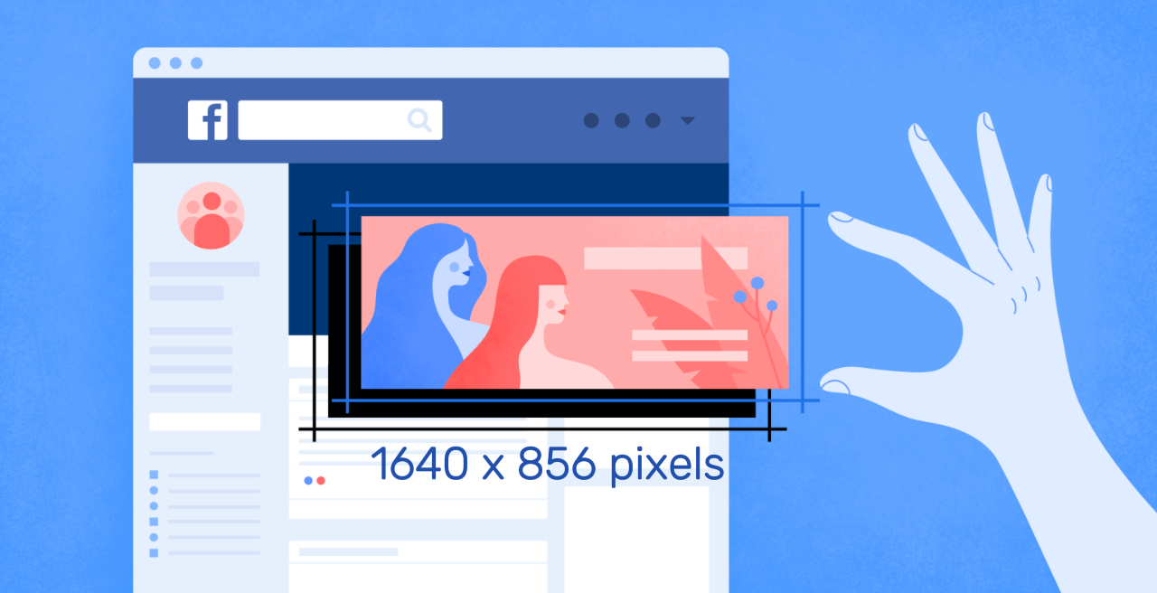 Facebook group cover photo size