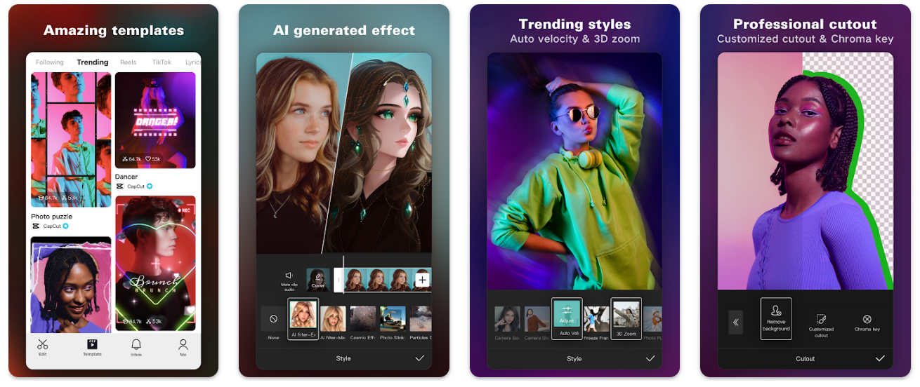 CapCut mobile video editor 