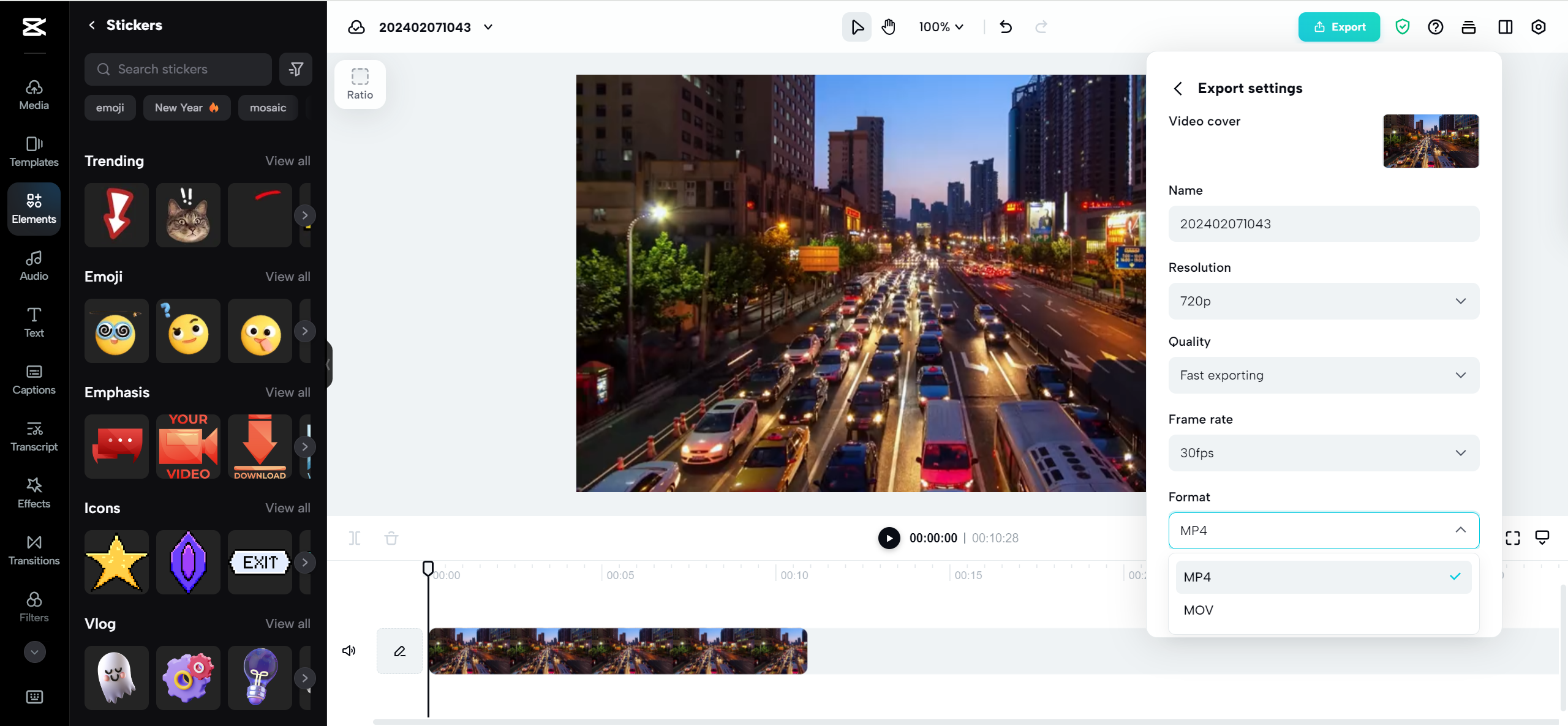 CapCut online video editor