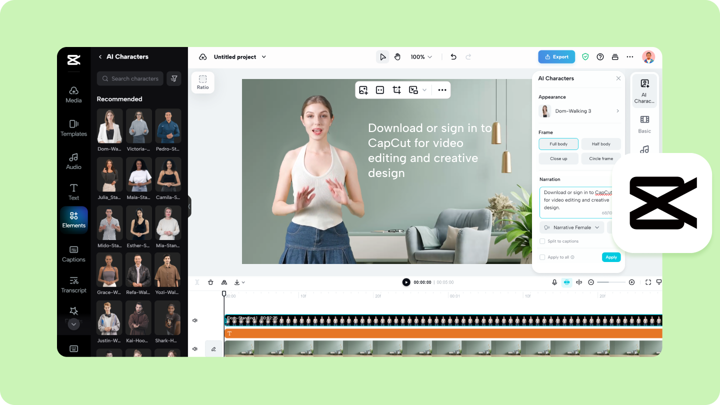 AI Character Voice Generator